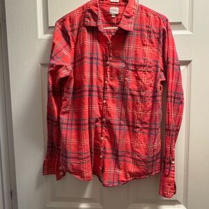 💙💙J. Crew Red and Blue Plaid Casual Shirt